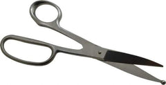 Heritage Cutlery - 3" LOC, 9" OAL Stainless Steel Standard Shears - Right Hand, Metal Straight Handle, For Poultry Processing - USA Tool & Supply