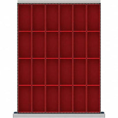 LISTA - 24-Compartment Drawer Divider Layout for 3.15" High Drawers - USA Tool & Supply