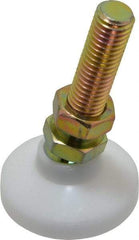 Gibraltar - 1/2-13 Bolt Thread, Studded Pivotal Stud Mount Leveling Pad & Mount - 700 Max Lb Capacity, 1-7/8" Base Diam - USA Tool & Supply