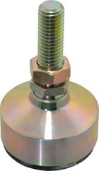 Gibraltar - 440 Lb Capacity, 5/8-11 Thread, 3-7/8" OAL, Zinc Stud, Studded Socket Mount Leveling Mount - 2" Stud Length, 2-1/2" Base Diam, Zinc Pad, 7/8" Hex - USA Tool & Supply