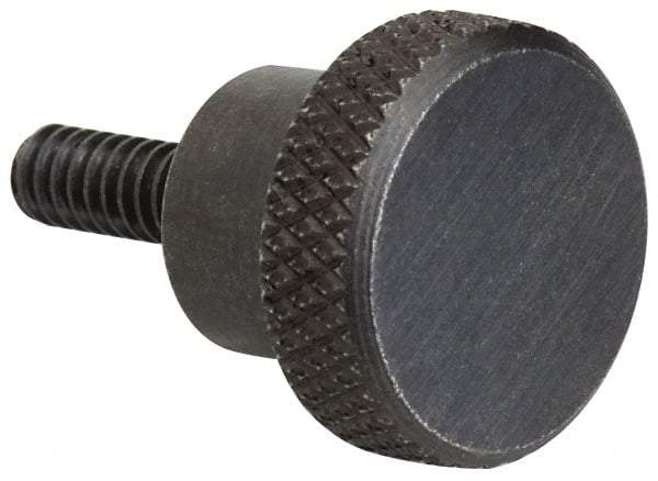 Gibraltar - 2-1/2" Head, Knurled Knob - Threaded Stem, Steel - USA Tool & Supply