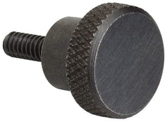 Gibraltar - 2-1/2" Head, Knurled Knob - Threaded Stem, Stainless Steel - USA Tool & Supply