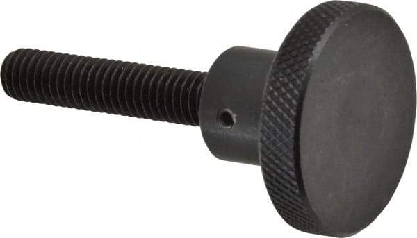 Gibraltar - 1-1/2" Head, Knurled Knob - Threaded Stem, Steel - USA Tool & Supply