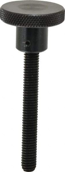 Gibraltar - 1-1/2" Head, Knurled Knob - Threaded Stem, Steel - USA Tool & Supply