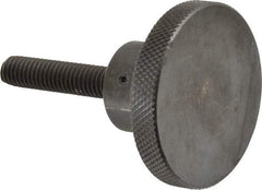 Gibraltar - 2" Head, Knurled Knob - Threaded Stem, Steel - USA Tool & Supply