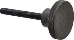 Gibraltar - 2" Head, Knurled Knob - Threaded Stem, Steel - USA Tool & Supply