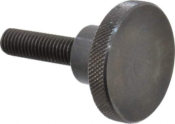Gibraltar - 2" Head, Knurled Knob - Threaded Stem, Steel - USA Tool & Supply