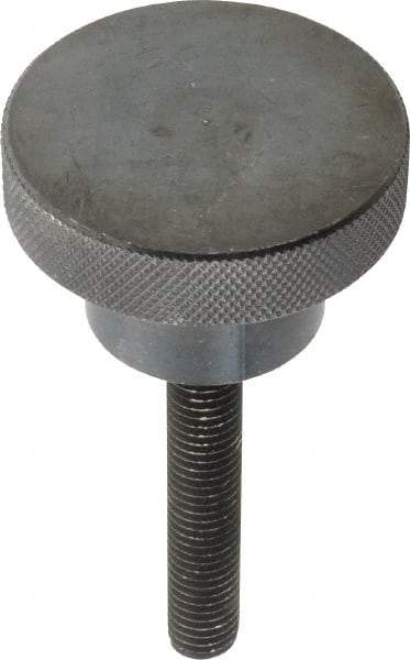 Gibraltar - 2-1/2" Head, Knurled Knob - Threaded Stem, Steel - USA Tool & Supply