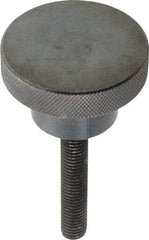 Gibraltar - 2-1/2" Head, Knurled Knob - Threaded Stem, Steel - USA Tool & Supply
