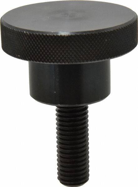 Gibraltar - 2-1/2" Head, Knurled Knob - Threaded Stem, Steel - USA Tool & Supply