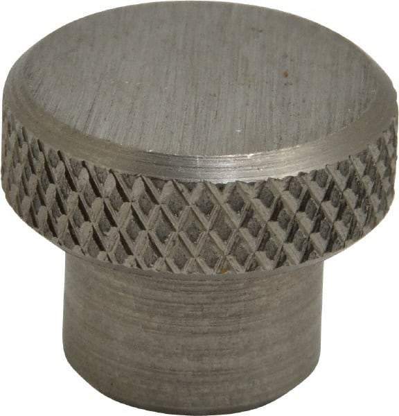 Gibraltar - 3/4" Head, Knurled Knob - Tapped, Stainless Steel - USA Tool & Supply
