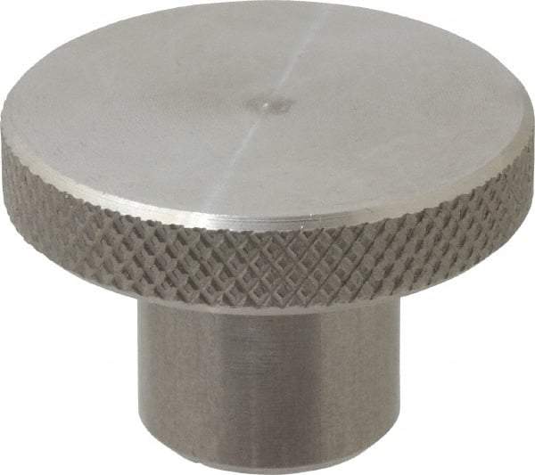 Gibraltar - 1-1/2" Head, Knurled Knob - Tapped, Stainless Steel - USA Tool & Supply