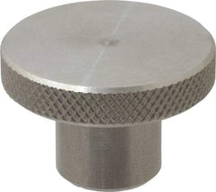Gibraltar - 1-1/2" Head, Knurled Knob - Tapped, Stainless Steel - USA Tool & Supply