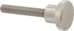 Gibraltar - 1" Head, Knurled Knob - Threaded Stem, Stainless Steel - USA Tool & Supply