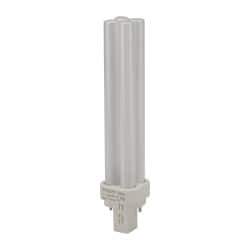 Philips - 26 Watt Fluorescent Commercial/Industrial 2 Pin Lamp - 4,100°K Color Temp, 1,800 Lumens, PLC, 10,000 hr Avg Life - USA Tool & Supply