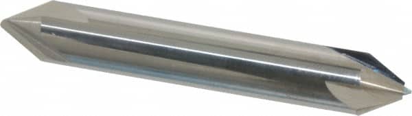 ProMax - 3/8" Diam 4 Flute Double End Solid Carbide Chamfer Mill - USA Tool & Supply