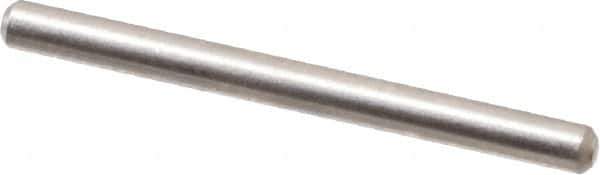 Value Collection - 1/16" Diam x 3/4" Pin Length 316 Stainless Steel Standard Dowel Pin - Bright Finish, 2 Beveled End - USA Tool & Supply