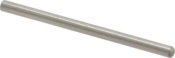 Value Collection - 1/16" Diam x 1" Pin Length 316 Stainless Steel Standard Dowel Pin - Bright Finish, 2 Beveled End - USA Tool & Supply