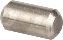 Value Collection - 1/8" Diam x 1/4" Pin Length 316 Stainless Steel Standard Dowel Pin - Bright Finish, 2 Beveled End - USA Tool & Supply