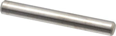 Value Collection - 1/8" Diam x 1" Pin Length 316 Stainless Steel Standard Dowel Pin - Bright Finish, 2 Beveled End - USA Tool & Supply