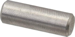 Value Collection - 1/4" Diam x 3/4" Pin Length 316 Stainless Steel Standard Dowel Pin - Bright Finish, 2 Beveled End - USA Tool & Supply