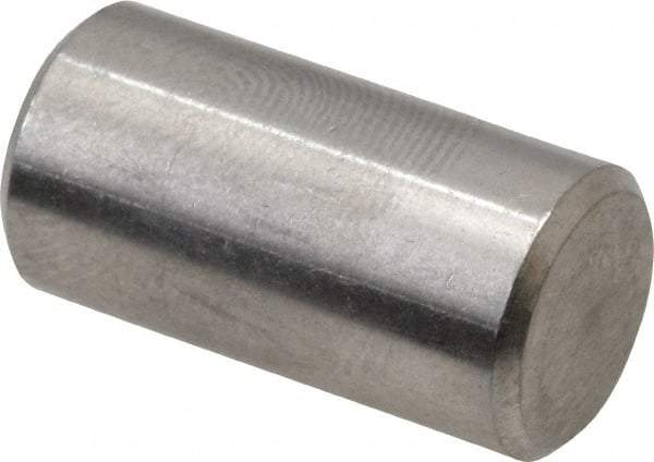 Value Collection - 3/8" Diam x 3/4" Pin Length 316 Stainless Steel Standard Dowel Pin - Bright Finish, 2 Beveled End - USA Tool & Supply