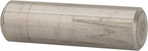 Value Collection - 3/8" Diam x 1-1/4" Pin Length 316 Stainless Steel Standard Dowel Pin - Bright Finish, 2 Beveled End - USA Tool & Supply