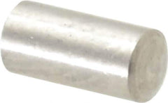 Value Collection - 3mm Diam x 6mm Pin Length 316 Stainless Steel Standard Dowel Pin - Bright Finish, 1 Rounded End - USA Tool & Supply