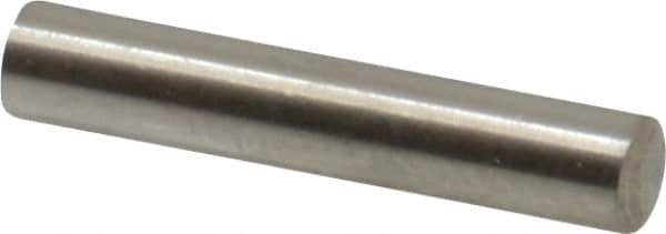 Value Collection - 3mm Diam x 16mm Pin Length 316 Stainless Steel Standard Dowel Pin - Bright Finish, 1 Rounded End - USA Tool & Supply