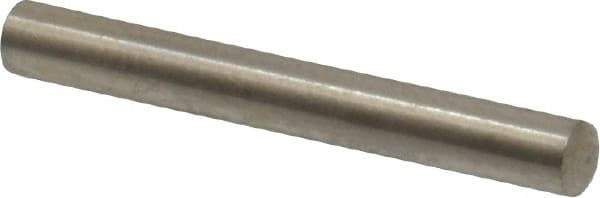 Value Collection - 3mm Diam x 24mm Pin Length 316 Stainless Steel Standard Dowel Pin - Bright Finish, 1 Rounded End - USA Tool & Supply