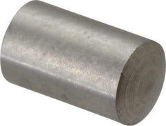 Value Collection - 4mm Diam x 6mm Pin Length 316 Stainless Steel Standard Dowel Pin - Bright Finish, 1 Rounded End - USA Tool & Supply