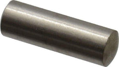 Value Collection - 4mm Diam x 12mm Pin Length 316 Stainless Steel Standard Dowel Pin - Bright Finish, 1 Rounded End - USA Tool & Supply