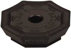 Seco - OFER070405 ME15 Grade MP2500 Carbide Milling Insert - TiCN/Al2O3 Finish, 0.18" Thick, 0.706" Inscribed Circle - USA Tool & Supply