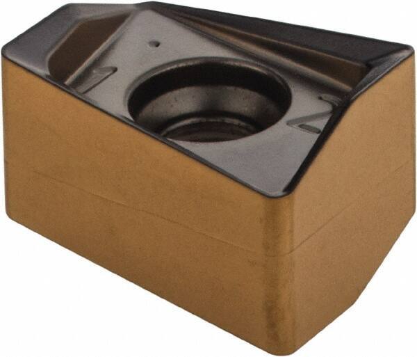 Iscar - H490 ANKX120508 Grade IC830 Carbide Milling Insert - TiAlN/TiN Finish, 0.3602" Thick, 0.8mm Corner Radius - USA Tool & Supply