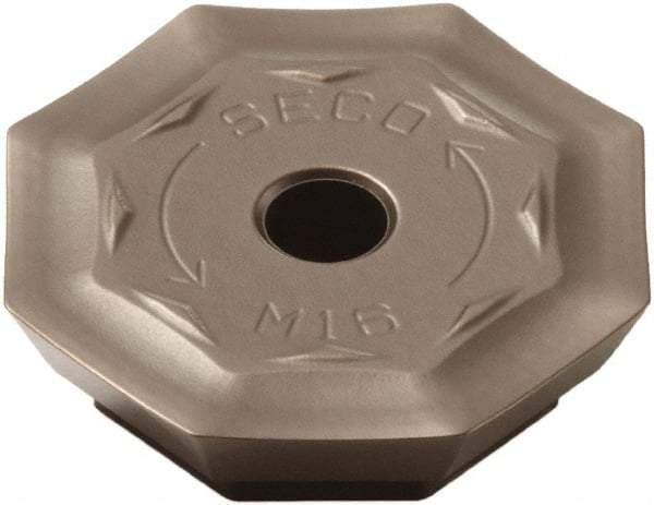 Seco - OFER070405 M16 Grade MK1500 Carbide Milling Insert - TiCN/Al2O3 Finish, 0.18" Thick, 0.706" Inscribed Circle - USA Tool & Supply