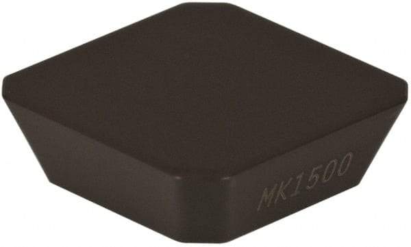 Seco - SEKN1504 M18 Grade MK1500 Carbide Milling Insert - TiCN/Al2O3 Finish, 0.187" Thick, 5/8" Inscribed Circle - USA Tool & Supply