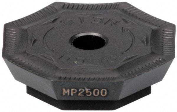 Seco - OFER070405 ME10 Grade MP2500 Carbide Milling Insert - TiCN/Al2O3 Finish, 0.18" Thick, 0.706" Inscribed Circle - USA Tool & Supply
