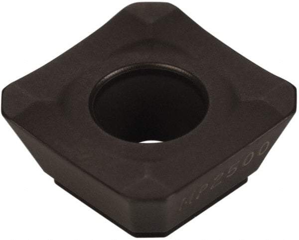 Seco - SEMX09T3 M08 Grade MP2500 Carbide Milling Insert - TiCN/Al2O3 Finish, 0.156" Thick, 3/8" Inscribed Circle - USA Tool & Supply