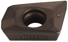 Seco - XOMX120404 ME08 Grade MP2500 Carbide Milling Insert - TiCN/Al2O3 Finish, 0.163" Thick, 0.016" Corner Radius - USA Tool & Supply