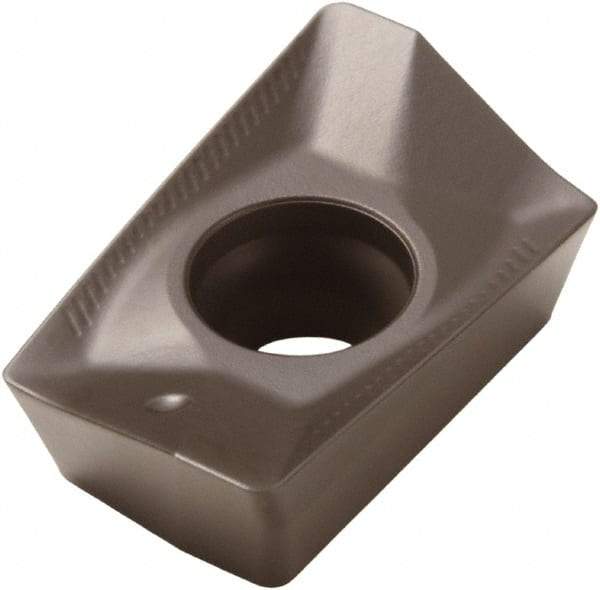 Seco - XOMX180640 ME13 Grade MP2500 Carbide Milling Insert - TiCN/Al2O3 Finish, 1/4" Thick, 0.157" Corner Radius - USA Tool & Supply
