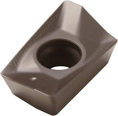 Seco - XOMX180640 ME13 Grade MP2500 Carbide Milling Insert - TiCN/Al2O3 Finish, 1/4" Thick, 0.157" Corner Radius - USA Tool & Supply