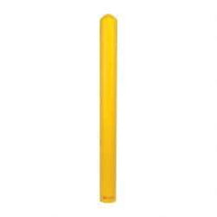 Eagle - 5" Deep x 56" High, 4" Bollard Cover - Yellow, High Density Polyethylene, 4 Lb, Smooth Surface - USA Tool & Supply