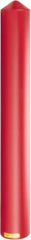 Eagle - 7-1/4" Wide x 7-1/4" Deep x 56" High, 6" Bollard Cover - Red, High Density Polyethylene, 6 Lb, Smooth Surface - USA Tool & Supply