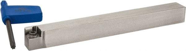 Iscar - SCAC, Right Hand Cut, 12mm Shank Height x 12mm Shank Width, Neutral Rake Indexable Turning Toolholder - 150mm OAL, Series Isoturn - USA Tool & Supply