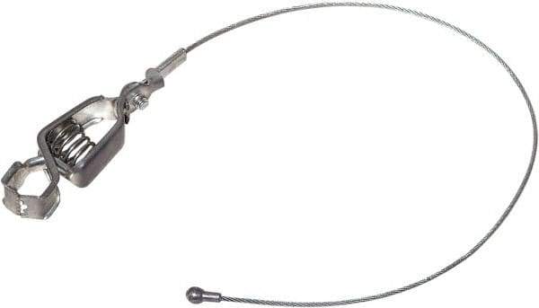 Quantum Storage - Open Shelving Accessory/Component - Zinc, Zinc Finish, 17" Long, Use with Wire Shelving Units - USA Tool & Supply