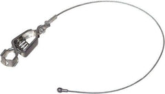 Quantum Storage - Open Shelving Accessory/Component - Zinc, Zinc Finish, 17" Long, Use with Wire Shelving Units - USA Tool & Supply