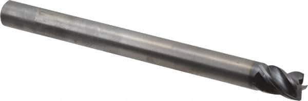 Kennametal - 1/2", 4 Flute, Solid Carbide, Corner Chamfer End Mill - 6" OAL, 5/8" LOC - USA Tool & Supply