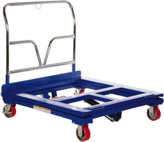 Vestil - 2,500 Lb Capacity Post Tilt Truck - 10" to 23" Lift Height, 42-1/4" Platform Length x 40" Platform Width - USA Tool & Supply