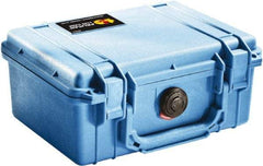 Pelican Products, Inc. - 7-51/64" Wide x 4-19/64" High, Clamshell Hard Case - Blue, Polyethylene - USA Tool & Supply