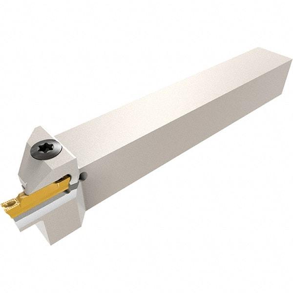 Iscar - HELI, External, Right Hand, 0.118 to 1/8" Groove Width, Indexable Grooving Tool Holder - GRIP 3.., HGN 30.. Insert Compatibility, 1-1/4" Shank Height, 1-1/4" Shank Width, 7" OAL - USA Tool & Supply